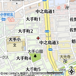 愛知県名古屋市港区大手町3丁目4周辺の地図