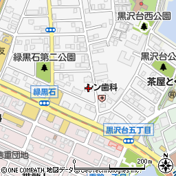 グリーンアベニュー黒沢台周辺の地図