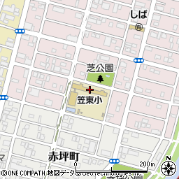 名古屋市立笠東小学校　トワイライトスクール周辺の地図