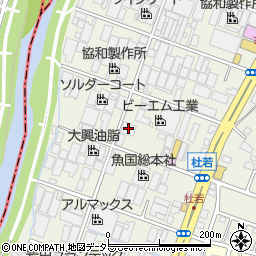 ユシロ化学工業名古屋支店周辺の地図