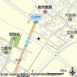 滋賀県守山市立田町4176周辺の地図