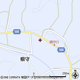 兵庫県丹波篠山市県守572周辺の地図
