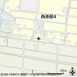 愛知県名古屋市港区西茶屋4丁目174周辺の地図