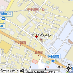 滋賀県東近江市中小路町683周辺の地図