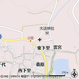 京都府南丹市八木町日置東下里8周辺の地図