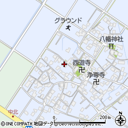 滋賀県野洲市北860周辺の地図