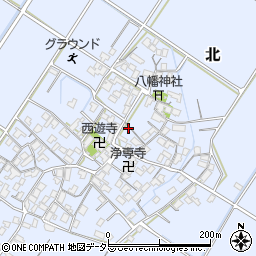 滋賀県野洲市北801周辺の地図