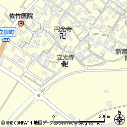 滋賀県守山市立田町1623周辺の地図