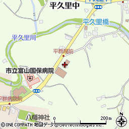 富山コミュニティセンター周辺の地図