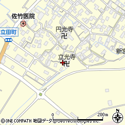 滋賀県守山市立田町1735周辺の地図