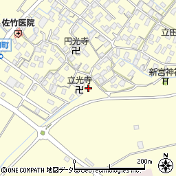 滋賀県守山市立田町1624周辺の地図