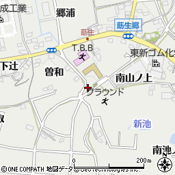 愛知県みよし市莇生町南池ノ上14周辺の地図