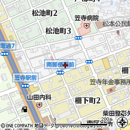 名古屋南郵便局周辺の地図