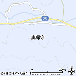 〒669-2401 兵庫県丹波篠山市奥県守の地図