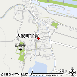 三重県いなべ市大安町宇賀987周辺の地図