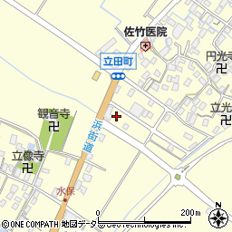 滋賀県守山市立田町4177周辺の地図