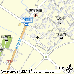 滋賀県守山市立田町4134周辺の地図