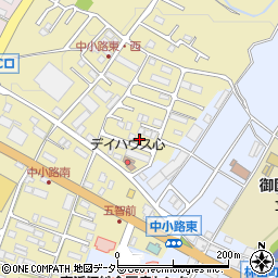 滋賀県東近江市中小路町680周辺の地図