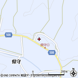 兵庫県丹波篠山市県守564周辺の地図