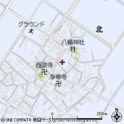 滋賀県野洲市北803周辺の地図