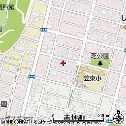 笠東館周辺の地図