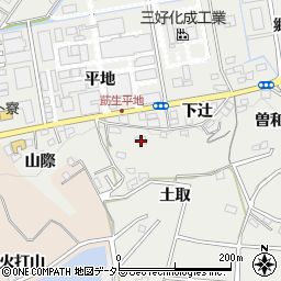 三好化成工業社員寮周辺の地図