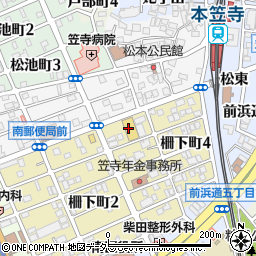 スギ薬局　笠寺店周辺の地図