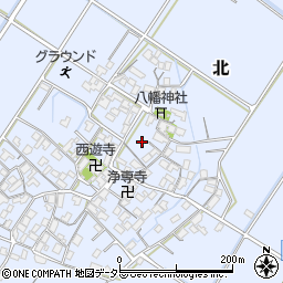 滋賀県野洲市北806周辺の地図