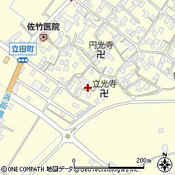 滋賀県守山市立田町1743周辺の地図