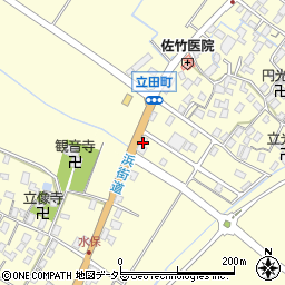 滋賀県守山市立田町4178周辺の地図