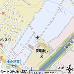 滋賀県東近江市五智町216周辺の地図