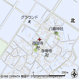 滋賀県野洲市北829周辺の地図