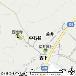 京都府南丹市八木町美里中石谷18周辺の地図