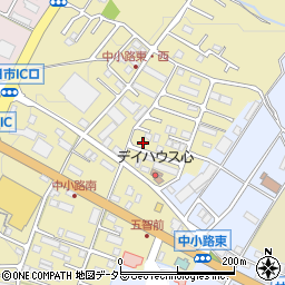 滋賀県東近江市中小路町684周辺の地図