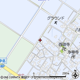 滋賀県野洲市北869周辺の地図