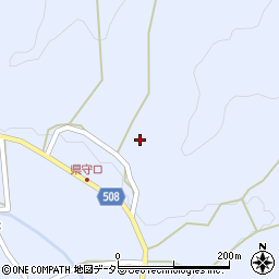 兵庫県丹波篠山市県守458周辺の地図