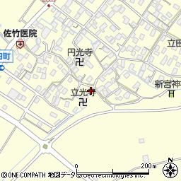 滋賀県守山市立田町1625周辺の地図