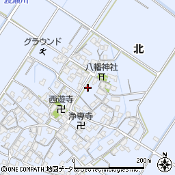 滋賀県野洲市北786周辺の地図
