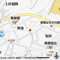 愛知県愛知郡東郷町春木桝池周辺の地図