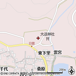 京都府南丹市八木町日置（東中里）周辺の地図