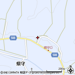 兵庫県丹波篠山市県守555周辺の地図