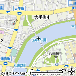 あゆみ橋（人道橋）周辺の地図