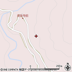 愛知県北設楽郡東栄町東薗目大野畑周辺の地図