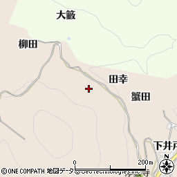 愛知県豊田市霧山町田幸周辺の地図