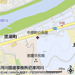 中原町公会堂周辺の地図