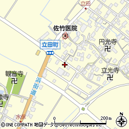 滋賀県守山市立田町4130周辺の地図