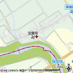 滋賀県近江八幡市東横関町83周辺の地図
