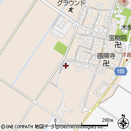 滋賀県野洲市木部878-1周辺の地図