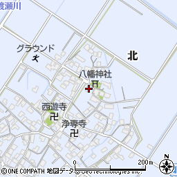 滋賀県野洲市北792周辺の地図
