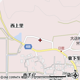 京都府南丹市八木町日置西中里周辺の地図